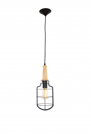 Wandlampen WIRED Scandinavisch hanglamp Zwart by Steinhauer 7789BE